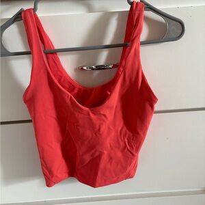 Lululemon - Orange Align Tank Cropped